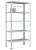 Стеллаж металлический Титан МС-750 2300x1200x300/7